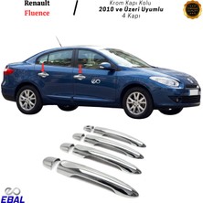 Ebal Oto Renault Fluence Krom Kapı Kolu 4 Kapı 2010 Üzeri P.çelik
