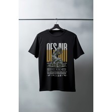 Unisex Oversize 24/1 Penye Dtf Baskılı Tişört - DTF74