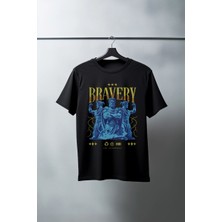 Unisex Oversize 24/1 Penye Dtf Baskılı Tişört - DTF102