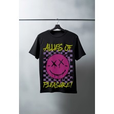 Unisex Oversize 24/1 Penye Dtf Baskılı Tişört - DTF123