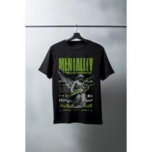 Unisex Oversize 24/1 Penye Dtf Baskılı Tişört - DTF75