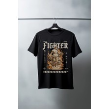Unisex Oversize 24/1 Penye Dtf Baskılı Tişört - DTF101