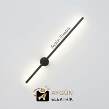 Aygün Elektrik CT5211 Çubuk LED Aplik Siyah Kasa - Beyaz (6400K)