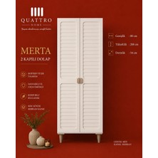 Quattro Home Merta 2 Kapaklı Dolap