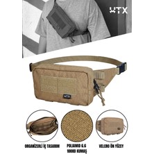 UTX Grovuxa Çöl Rengi Çok Bölmeli  Outdoor Bel Ve Omuz Çantası