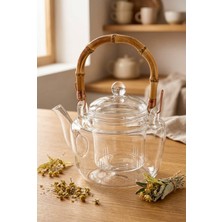 Bambum Tear Süzgeçli Cam Demlik 800ML