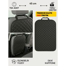 Nuryak Oto Aksesuar Araç Koltuk Arkası Koruyucu - Çocuk Ayak Izi ve Çamura Karşı Kapitone Koltuk Koruma Kılıfı