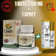 M.E.M CIALIS100MGHAP + Stagg Geciktirici_spray 2'li Paket Performansarttıcı_sertleştirici_geciktirici_hap_sprey CIALIS_100MG_STAG_SPREY