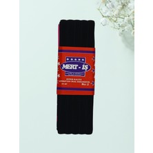 Ak Tuhafiye 1 cm Paça-Bel-Etek-Eşofman Lastiği Yassı Siyah 10 Metre