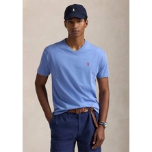 Ralph Lauren Pony Işlemeli V Yaka Tişört 443109