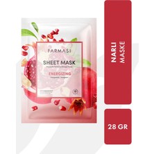 Farmasi 5'li Nar Özlü Nemlendirici ve Yorgun Görünümü Azaltma Etkili Kağıt Yüz Maskesi