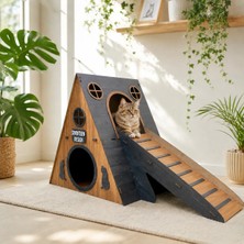 Seventeen Design Bungalov Kedi Evi, Bungalov Kedi Yuvası, Kedi Evi, Kedi Yuvası, Kedi Oyun Alanı