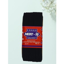 Ak Tuhafiye 1 cm Paça-Bel-Etek-Eşofman Lastiği Yassı Siyah 50 Metre