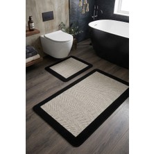 Branna Home Sisal 2 Li Paspas Takımı 60*100 cm ve 50*60 cm Leke Tutmaz