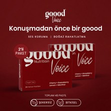 Goood Nutrition Goood Voice Boğaz Rahatlatıcı Bitkisel 48'li Pastil (Ses Koruma & Nemlendirme)