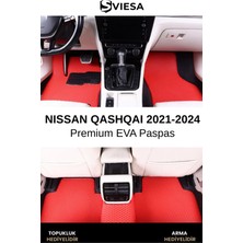Sviesa Nissan Qashqai 2021-2024 Uyumlu Araç Paspas Havuzlu Taban Su Geçirmez Kokusuz Özel Üretim 3D Premium Oto Paspas