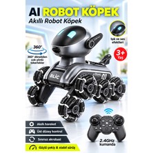Exenar Uzaktan Kumandalı Akıllı Robot Köpek Oyuncak Jest Kontrollü Drift Yapan Işıklı Sesli Akrobatik Stunt