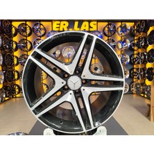 Sato 4 Adet SATO-329 9.5*18 5*112 ET41 Black Mack Jant Yenilenmiş (Takım)