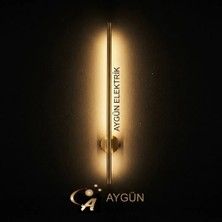 Aygün Elektrik CT5211 Çubuk LED Aplik Gold Kasa - Gün Işığı (3200K)