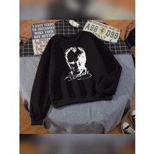 Belirtilmemiş Atatürk Baskılı Ünisex Penye Sweatshirt