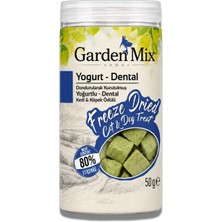 Garden Mix (Freeze Dried) Yoğurtlu ve Tavuklu Dental Kedi ve Köpek Ödül Maması 50 gr