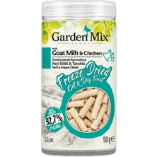 Garden Mix (Freeze Dried) Keçi Sütlü ve Tavuklu Çubuk Kedi ve Köpek Ödül Maması 50 gr