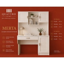 Quattro Home Merta Kitaplıklı Çalışma Masası