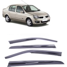 X Power Tuning Renault Symbol Sedan 2002.2008 Ön Arka 4 Lü Mugen Cam Rüzgarlığı
