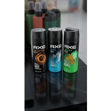 Axe Erkek Deodorant & Dark Temptation-Ice Chıll-Jungle Fresh 48 Saat Etkileyici Koku Vücut Spreyi 150 ml X3 Adet