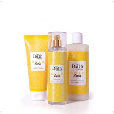 The Bath Factory Gold Aura Duş Jeli + Gold Aura Vücut Spreyi + Gold Aura Vücut Losyonu