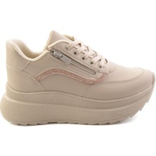 Bambi Bej Bej  Kadın Sneaker K01709060409