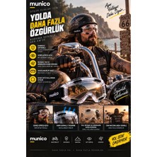 Munico 5 Adet Outdoor Koruyucu Gözlük Bisiklet Atv Scooter Motor Sürüşü Için Rüzgar Toz ve Sinek Koruyucu