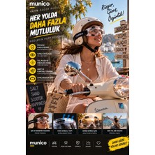 Munico 10 Adet Koruyucu Sürüş Gözlüğü Bisiklet Motosiklet Scooter Atv Için Şeffaf Geniş Görüş Ayarlanabilir