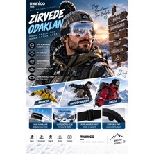 Munico 5 Adet Kışlık Spor Gözlüğü Kayak Snowboard Bisiklet ve Outdoor Kullanıma Uygun Şeffaf Koruyucu
