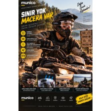 Munico Motosiklet ve Bisiklet Gözlüğü Şeffaf Lensli Rüzgar Toz Sinek Koruyucu Ayarlanabilir Elastik