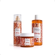 The Bath Factory Liberty Duş Jeli + Liberty Vücut Peelingi + Liberty Vücut Spreyi