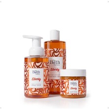 The Bath Factory Liberty Duş Jeli + Liberty Köpük Sabun + Liberty Vücut Peelingi