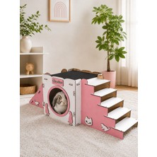 Seventeen Design Pembe Tavşan Evi, Tavşan Yuvası, Tavşan Yatağı, Tavşan Oyun Alanı