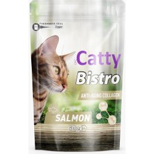 Catty Bistro Yaşlanma Karşıtı Kolajen Somonlu 60G (Antı Collagen)