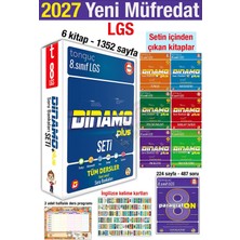 Tonguç Akademi 8. Sınıf 2027 Dinamo Tüm Dersler ve Paragraf Soru Bankası Seti 7 Kitap Yeni Müfredat
