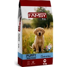 Famsy Yavru Köpek Maması Kuzulu Pirinçli 15 kg
