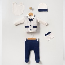 Mini Cayzen Baby Mini Cayzen 5li Hastane Çıkışı Papyonlu