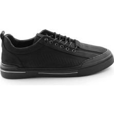 Bambi Siyah Nubuk Hakiki Deri Erkek Sneaker E01438096001