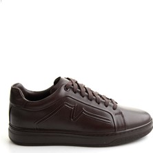 Bambi Kahve Napa Hakiki Deri Erkek Sneaker E01774070043