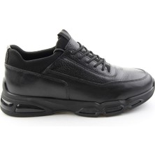Bambi Siyah Napa Hakiki Deri Erkek Sneaker E01811906543