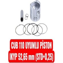 Cub 110 Uyumlu Piston Ikyp 52,65 mm Std+0,25 Erpilsan Elektronik