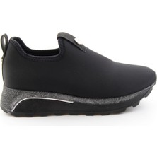 Bambi Siyah Streç  Kadın Sneaker K01834220017