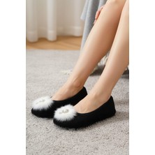 Ceyda Shoes Süslü Kadife Ev,hac Tavaf Umre Babeti, Hediye, Günlük Babet,tüylü Babet, Panduf, Patik, Gösteri Pisi Pisi