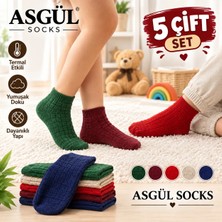 Asgül Socks Termal Etkili Patik Çorap Seti 5 Çift