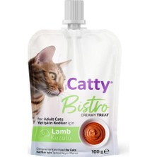 Catty Bistro Kuzulu Yetişkin Kedi Krema Ödülü 100 gr